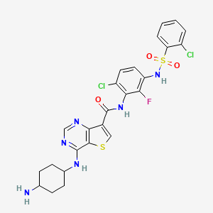 Chemical structure of IRE1α kinase-IN-6