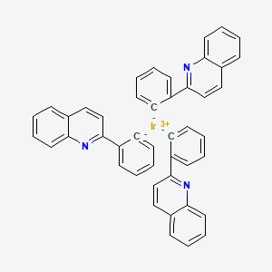 Chemical structure of IR(2-PHQ)3