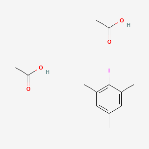 Chemical structure of Iodomesitylene Diacetate