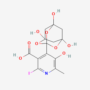 Chemical structure of Iodobananin