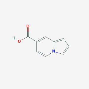Chemical structure of Indolizine-7-carboxylic acid
