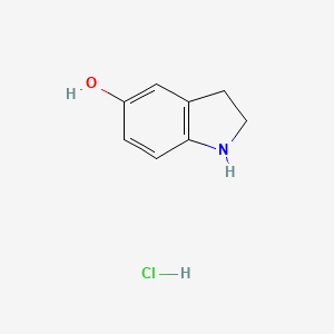 Chemical structure of Indolin-5-ol hydrochloride