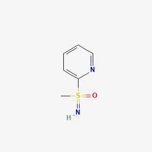 Chemical structure of Imino(methyl)(pyridin-2-yl)-lambda6-sulfanone