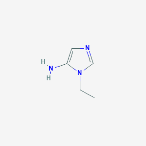 Chemical structure of 1-ethyl-1H-imidazol-5-amine