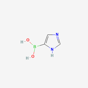 Chemical structure of Imidazol-5-ylboronic acid