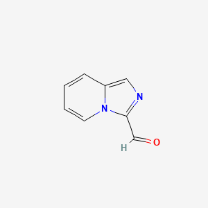 Chemical structure of Imidazo[1,5-a]pyridine-3-carboxaldehyde