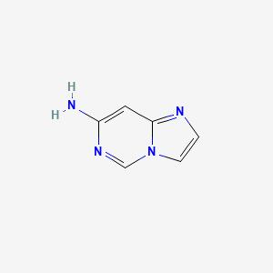 Chemical structure of Imidazo[1,2-c]pyrimidin-7-amine