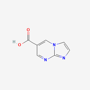 Chemical structure of Imidazo[1,2-a]pyrimidine-6-carboxylic acid