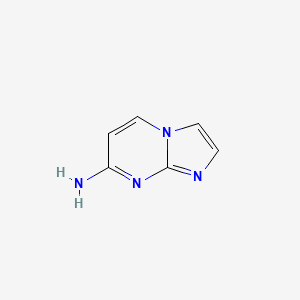 Chemical structure of Imidazo[1,2-a]pyrimidin-7-amine