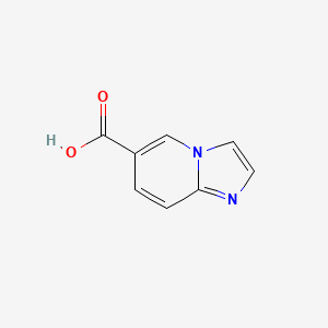 Chemical structure of Imidazo[1,2-a]pyridine-6-carboxylic Acid