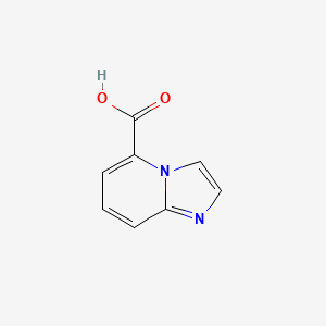 Chemical structure of Imidazo[1,2-a]pyridine-5-carboxylic Acid