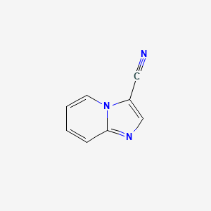 Chemical structure of 3-Cyanoimidazo(1,2-a)pyridine