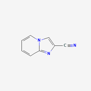 Chemical structure of Imidazo[1,2-a]pyridine-2-carbonitrile