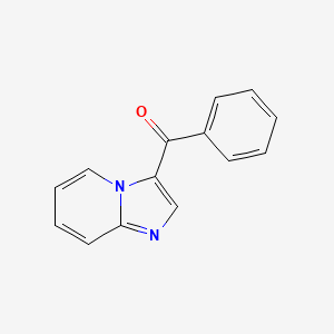 Chemical structure of Imidazo[1,2-a]pyridin-3-yl(phenyl)methanone
