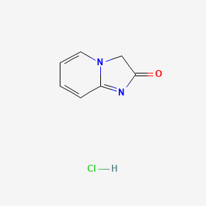 Chemical structure of Imidazo[1,2-a]pyridin-2(3H)-one hydrochloride