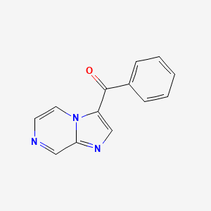 Chemical structure of Imidazo[1,2-a]pyrazin-3-yl(phenyl)methanone