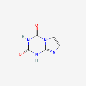 Chemical structure of Imidazo[1,2-a][1,3,5]triazine-2,4-diol