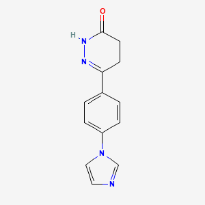 Chemical structure of IMAZODAN