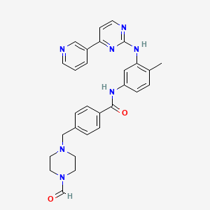 Chemical structure of Imatinib carbaldehyde