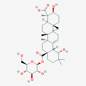 Chemical structure of Ilexhainanoside D