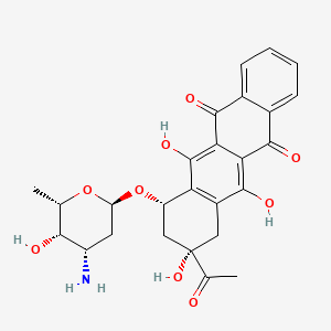 Chemical structure of Idarubicin