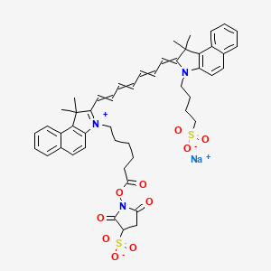 Chemical structure of ICG-Sulfo-OSu sodium