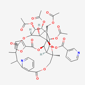 Chemical structure of Hyponine E