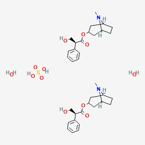 Chemical structure of Hyoscyamine Sulfate