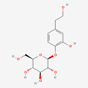 Chemical structure of Hydroxytyrosol 4-O-glucoside