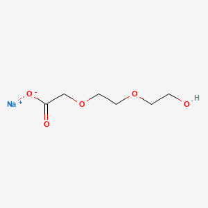 Chemical structure of Hydroxy-PEG2-CH2COONa