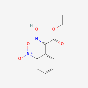 Chemical structure of Ethyl (2-nitrophenyl)glyoxylate oxime