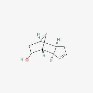 Chemical structure of 4,7-Methano-1H-indenol, hexahydro-