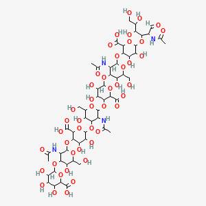 Chemical structure of Hyaluronate Octasaccharide