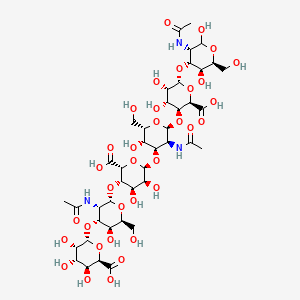 Chemical structure of Hyaluronate Hexasaccharide