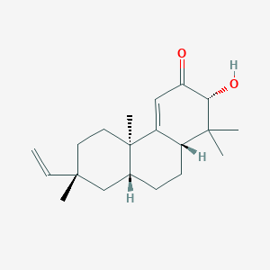 Chemical structure of Hugorosenone