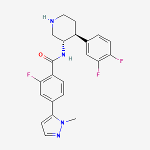 Chemical structure of Hu7691 free base