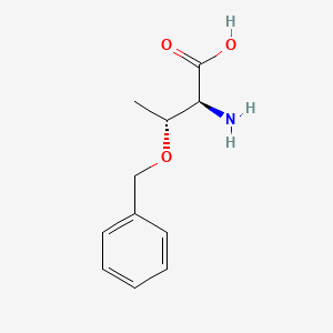 Chemical structure of H-Thr(Bzl)-OH