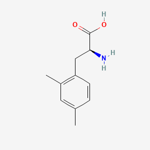 Chemical structure of H-Phe(2,4-DiMe)-OH