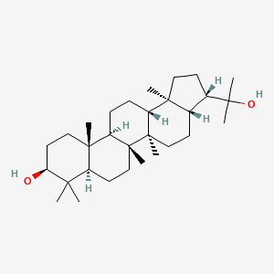 Chemical structure of Hopane-3β,22-diol
