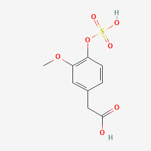 Chemical structure of Homovanillic acid sulfate