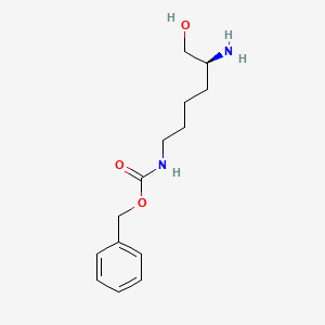 Chemical structure of H-Lys(z)-ol
