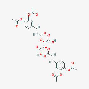 Chemical structure of HIV-1 integrase inhibitor 7