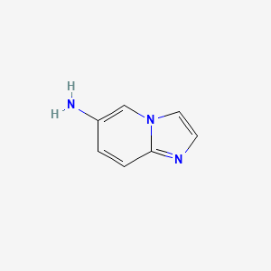Chemical structure of Imidazo[1,2-a]pyridin-6-amine