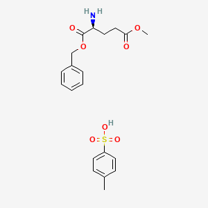Chemical structure of H-Glu(ome)-obzl tos