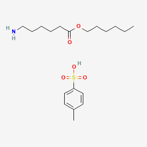 Chemical structure of Hexyl 6-Aminohexanoate p-Toluenesulfonate