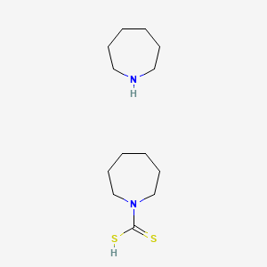 Chemical structure of Hexamethylenedithiocarbamic Acid Hexamethyleneammonium Salt