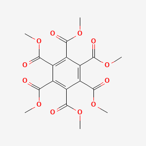 Chemical structure of Hexamethyl Benzenehexacarboxylate