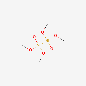 Chemical structure of Hexamethoxydisilane