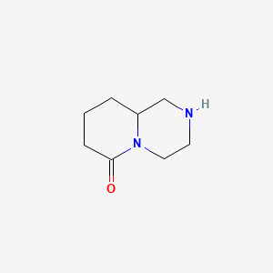 Chemical structure of Hexahydro-1H-pyrido[1,2-a]pyrazin-6(2H)-one
