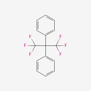 Chemical structure of Hexafluoro-2,2-diphenylpropane
